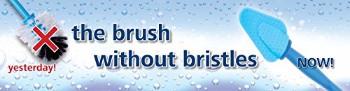 WcWunder antibakterielle Ersatz-Pads für die WC-Reinigungs-„Bürste“ ohne Borsten, DOPPEL-Set, schwarz - 6