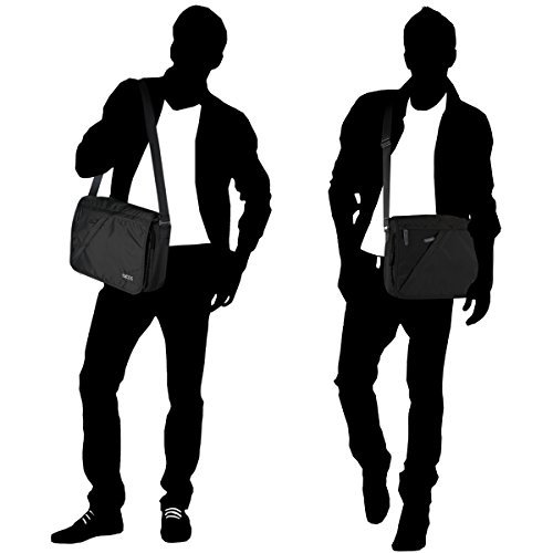 Messenger Bag von EKOOS  Unisex 14 Zoll Umh  ngetasche Aktentasche Schultertasche mit Laptopfache  Laptoptasche Notebooktasche A4 Ordner Arbeit Uni Re
