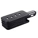 Produktbild Fone-Stuff 4-Port-USB-Autoladegerät mit Wickler, Adapter für Den Zigarettenanzünder-Ladebuchse für Alle Mobiltelefone in schwarz 1m (4.1a)