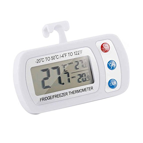 Preisvergleich Produktbild Dpolrs Digital-Kühlschrank Hanging Thermometer wasserdicht Gefrierschrank Zimmertemperaturanzeige LCD -20 50 Mess