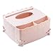 Produktbild TianranRT Multifunktions- Desktop- Schutt- Speicher- Organizer- Box- For Serviette Make-up Utensilien (Rosa)