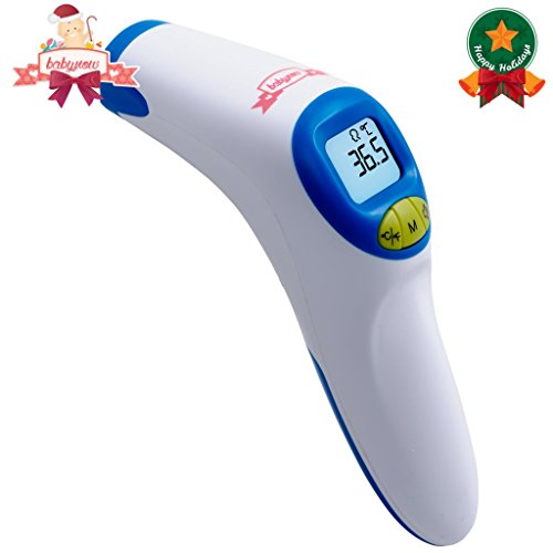 Medical Digital Thermometer [Nano Infra Red Model] Rapid Quick Scan Algorithm - Non Contact - 20 Memory Recall - Forehead Basal Temporal Device