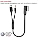 Price comparison product image Audi AMI VW MDI MMI to Type C 3.5mm Aux Cable,USB C Audio Music Charger Adapter, Compatible with Huawei, Motorola Moto Z, LeEco Le S3/2 Pro, Xiaomi for Audi A3 A4 A5 A6 S5 A6 Volkswagen Golf