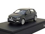 Escala: 1:43. Volkswagen 6C1099300I7F - Polo para Coche (Modelo A05-GP, 4 Puertas, 1:43, Color Gris metálico)