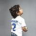 Personalised Baby/Kids T-shirt - White Short Sleeve (Footy),6-12 months
