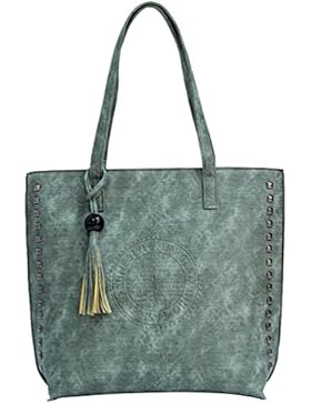 Yiiquan Damen Schön Temperament Taschen Einfach Vintage Handtasche Schultertasche Umhängetasche