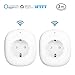 Produktbild DUNQI Intelligente WLAN Steckdose mit USB Port,Mini Smart Alexa Steckdose WIFI Smart Plug Timer Funktion Fernsteurung Schaltbare Steckdose,compatible mit Amazon Alexa Echo, Echo Dot Google Assistant