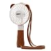 Produktbild EMEBAY - Mini Ventilator, Mini USB Fan, Lüfter ventilator, Elektrische Personal Fans, Elektrische persönlichen Fan mit faltbarem Fans Hand Bar Desktop-Fan Handfächer Braun