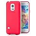 Produktbild Saxonia Samsung Galaxy S5 Mini Hülle Case Ultra Slim Cover Silikon Schutzhülle Handy Backcover Bumper Rot