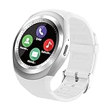 【Modo Bluetooth】: si conecta el reloj inteligente con su teléfono móvil, sonará y vibrará para notificarle cuando su teléfono tiene una llamada, un mensaje SMS, también puede sincronizar mensajes de Facebook, Twitter, Whatsapp, Linkedin, Instagram, Mensajero para ti. Pero para iPhone, solo notifica llamadas, no sincroniza mensajes.