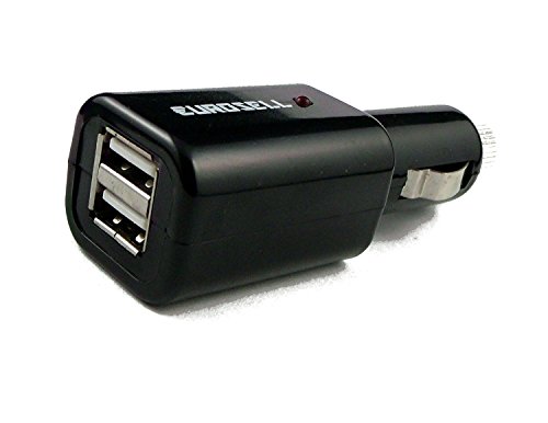 12 / 24 ZigarettenanzÃ¼nder Stecker Doppel USB Buchse LadegerÃ¤t KFZ Auto LKW Wohnmobil fÃ¼r Smartphone Tablet iPhone iPad Navigationssystem schwarz
