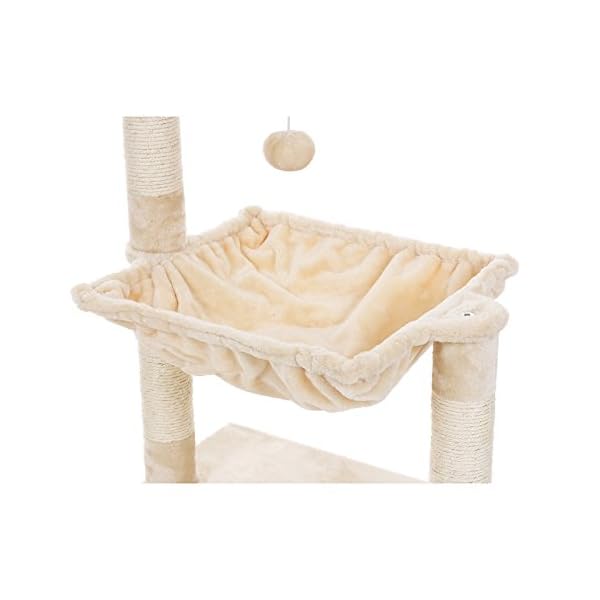 FEANDREA Tiragraffi Gatto Albero Tira Graffi Gioco Giacattolo Gatti in Sisal Naturale PCT82M