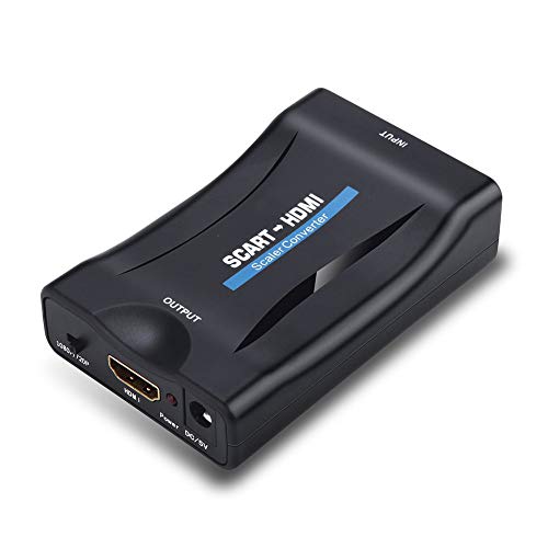 Mondpalast @ Scart auf HDMI Konverter Video Scaler Wandler 1080P HD für HDTV STB VHS XBox PS3 Sky DVD Blu-ray