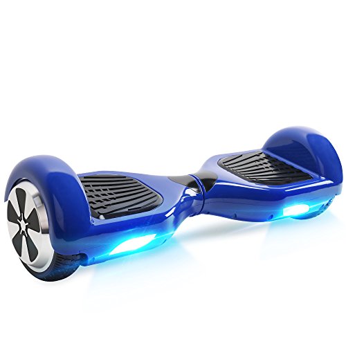 Windgoo Overboard - Enfant Super Cadeau, 6.5" Hoverboard Tout Terrain Adulte Balance Board, Pas Cher LED Skateboard, Basic Challenger Gyropode