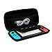 Produktbild iAmer Tasche für Nintendo Switch, Harte Tragbare Schalenkoffer/ Aufbewahrungs Schutzhülle für Nintendo Switch mit Spiel Patronenhalter mit Reißverschluss-Schwarz