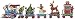 Produktbild Heartwood Creek Mini Holiday Express 5 Piece Set Figurine