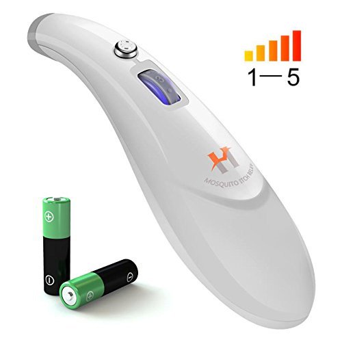 Preisvergleich Produktbild MINSCANA Elektronischer Stichheiler gegen Juckreiz, Mosquito Bite Reliever thermischer Stichheiler mit regelbarer Temperatur Brennen, Schmerzen und Schwellungen bei Insektenstichen (z.B. von Mücken, Wespen, Bremsen, Bienen) – ganz ohne Chemie