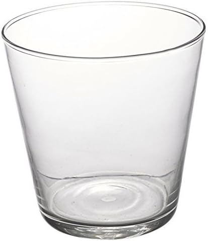 Easygift Glass Decorative Table Vase Decorative Centrepiece Fruit Bowl (Straight Conical, Small)