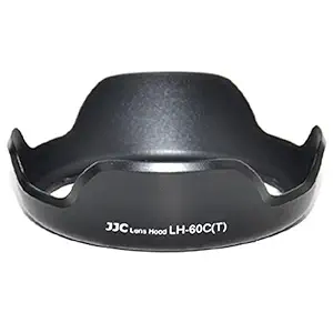 JJC LH-60C (T) Lens Hood for Canon EF 28-80mm f/3.5-5.6 II, EF 28-90mm f/4-5.6 III, EF-S 18-55mm f/3.5-5.6, EF-S 18-55mm f/3.5-5.6 is II, EF-S 18-55mm f/3.5-5.6 USM Replaces for Canon EW-60C