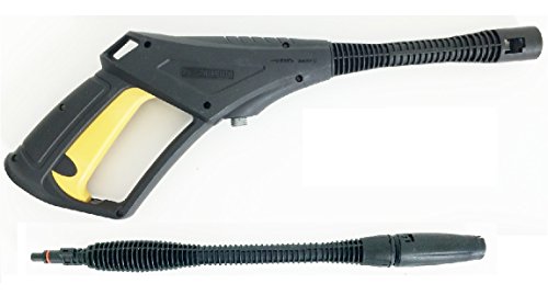 Spritzpistolen-Set (Pistole und Flachstrahldüse) für Parkside Hochdruckreiniger PHD 150 A1 B2 C2 D3 - 2