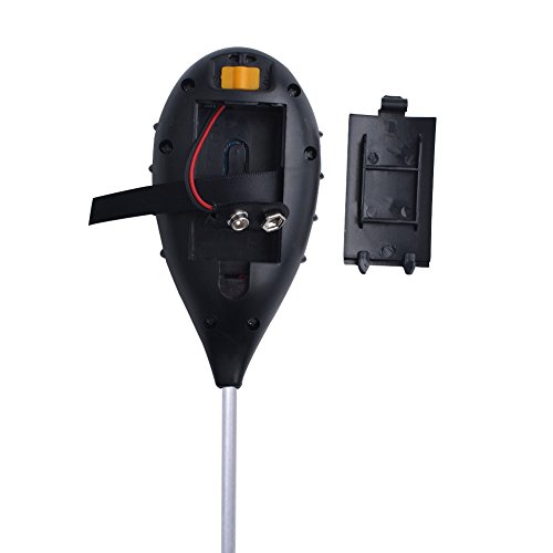 RCYAGO 4 in 1 Erde Feuchtigkeit Meter Boden PH-Wert Boden Temperatur und Sonnenlicht Intensität Tester für den Garten Landwirtschaft Indoor Outdoor - 5