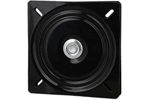 Dometool UK 360 Degree Heavy Duty Bar Stool Swivel Replacement Bar Boat Stool Swivel Plate Seat Swivel Base Mount Plate