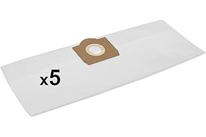 NIKOS BAGS 5x Sac Aspirateur compatible avec Parkside PWD 20 (A1, B2), PWD 12 (A1, B1), PWS 20 (A1, B2, C2, D3)
