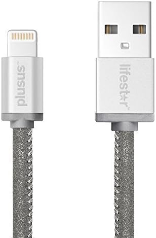 Plusus 100 cm LifeStar Cross Moonlight Lightning Handmade Cable - Silver