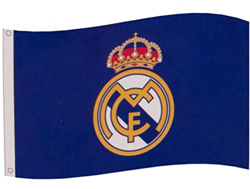 Real Madrid Football Club Official Large Flag Big Crest Game Fan Banner - 