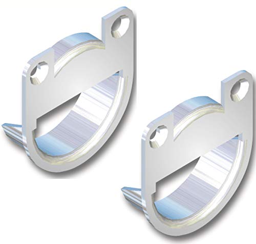 Secotec Attaccaglia zum Einbohren | 35 mm | Zincato | 2 pezzi, 343035/2