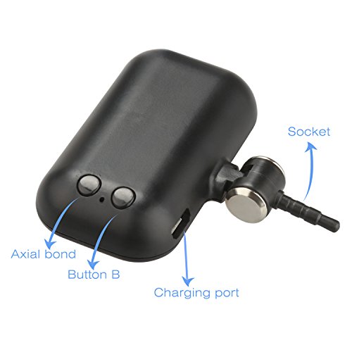 BlueBeachÂ® Mini LED Strahler Flash Selfie Fotolicht Kamera Foto Video Licht Lampe fÃ¼r Smartphoness (Schwarz)