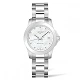 Longines Damen-Armbanduhr Swiss Conquest Diamant Accent Armband Edelstahl 34 mm l33774876 von Longines