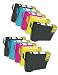 Produktbild Premium 10 Tintenpatronen Kompatibel zu Epson T1291 , T1292 , T1293 , T1294 Epson Stylus Office BX305 F , BX320 FW , BX525 WD , BX625 FWD , EPSON STYLUS SX420 W , SX525 WD , SX620 FW kompatibel zu T1295 , T-1295