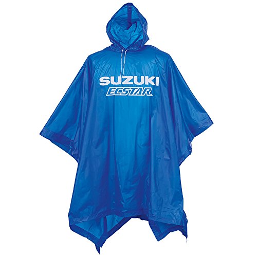 Preisvergleich Produktbild Suzuki Poncho Regenmantel blau MotoGP Ecstar !