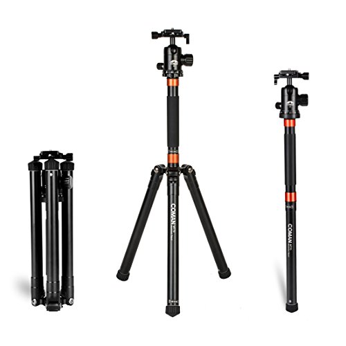 Treppiede Fotografico MOJOGEAR Swift 175 Cm – Con Monopiede Estraibile E Supporto Per Smartphone, Arca Swiss - 4