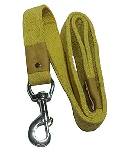 AGNpetspot Khakhi Strong Cotton Dog Leash (1 Inch)