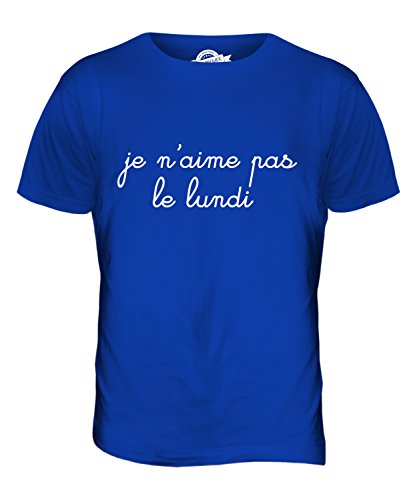 CandyMix Je N Aime Pas Le Lundi Herren T Shirt Königsblau