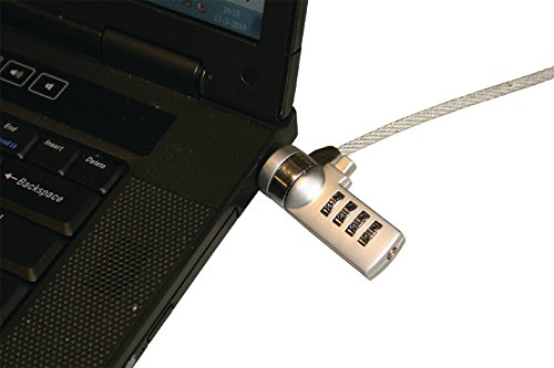 KOENIG Kabelschloss mit Zahlenkombination Diebstahlschutz fuer PC Laptop Notebook Display - 4