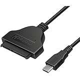 Inateck USB-C zu SATA III Festplattenadapter USB 3.1 Gen 1 HDD Adapter Kabel für 2,5" SATA SSD/ HDD, Unterstützt, werkzeuglos (UA1002C)