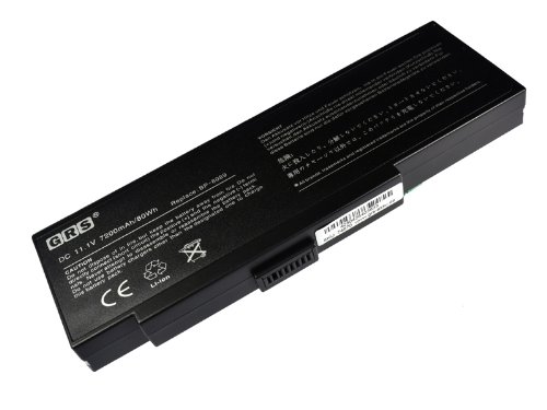 GRS® Notebook Akku 6600mAh für Amilo K7600, BENQ JoyBook R22E, R23E , Medion MIM2050, MD95144, MD95190, MD95383, MIM2040, ersetzt: BP-8089X, BP-8389, BP-8089, BP-8089P, 442683000001, Laptop Batterie 6600mAh, 11.1V