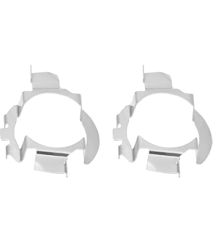 2x H7 LED Headlight Bulb Holder Retainers For VW Volkswagen Golf 5 MK5 Gti Jetta