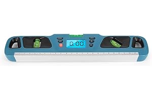 Anlayliay -200 Digital Spirit Level Inclinometer Horizontal Electronic Slope Meter Angle Finder Protractor Blue