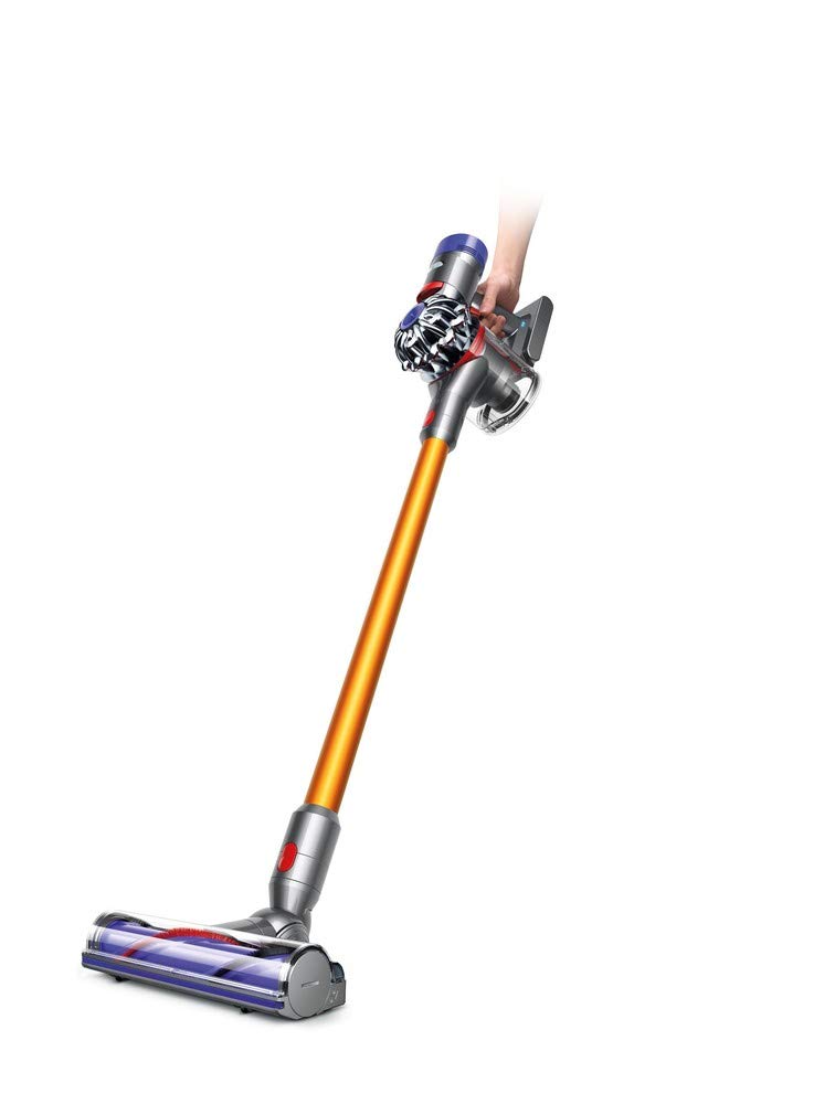 Dyson V8 Absolute beutel- und kabelloser Handstaubsauger (inkl. 3 ElektrobÃ¼rsten mit Direktantrieb bzw. Softwalze undâ€¦