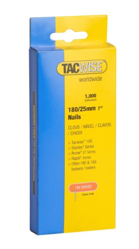 Tacwise Nägel Verzinkt 180/25 mm, 1000 Stück, 0361