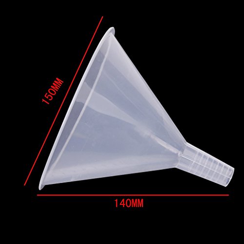 150mm Kunststoff Transparent Trichter fur Kuche / Labor / Garage / Auto Flussigkeiten - 4