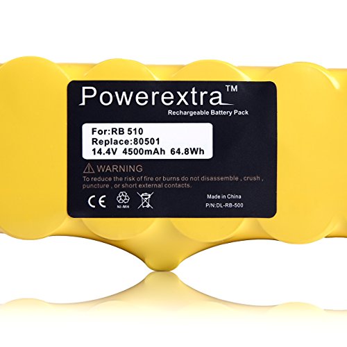 Powerextra 4500mAh Ni-MH APS Akku für iRobot Roomba R3 500 770 780 usw. passt 80501 Discovery Reihe Roboter-Staubsauger - 2