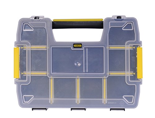 Stanley FatMax Organizer Sortmaster, stapelbar mit seitlicher Verriegelung, 29x6x21cm, entnehmbare Einsätze, STST1-70720 - 2