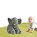 Produktbild Baby Elefant Kissen,100 % weicher Plüsch Elefant Schlafkissen Besten Geschenke für Ihre Baby Large Size Topkundenservice
