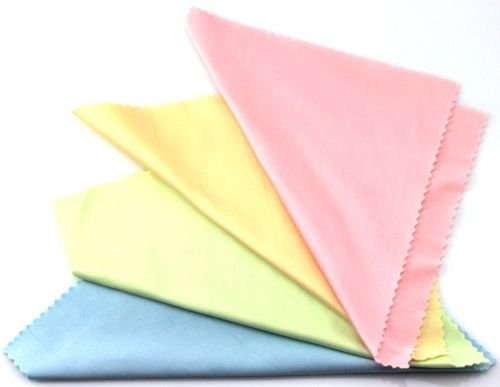 SHOPEE Microfiber Phone Screen Camera Lens Glass Cleaner Cleaning Cloth, 10 Piece (5x5 inch)