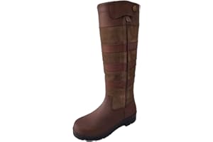 Countrypride EQUIPRIDE COUNTRY BOOTS YARD BOOTS 100% WATERPROOF 100% LEATHER BROWN STANDARD CALF